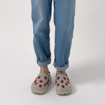 The Sak Bolo Eva Clog - Hand Crochet - Natural Strawberries