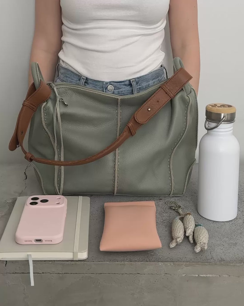 The Sak Los Feliz Hobo - Leather - Meadow