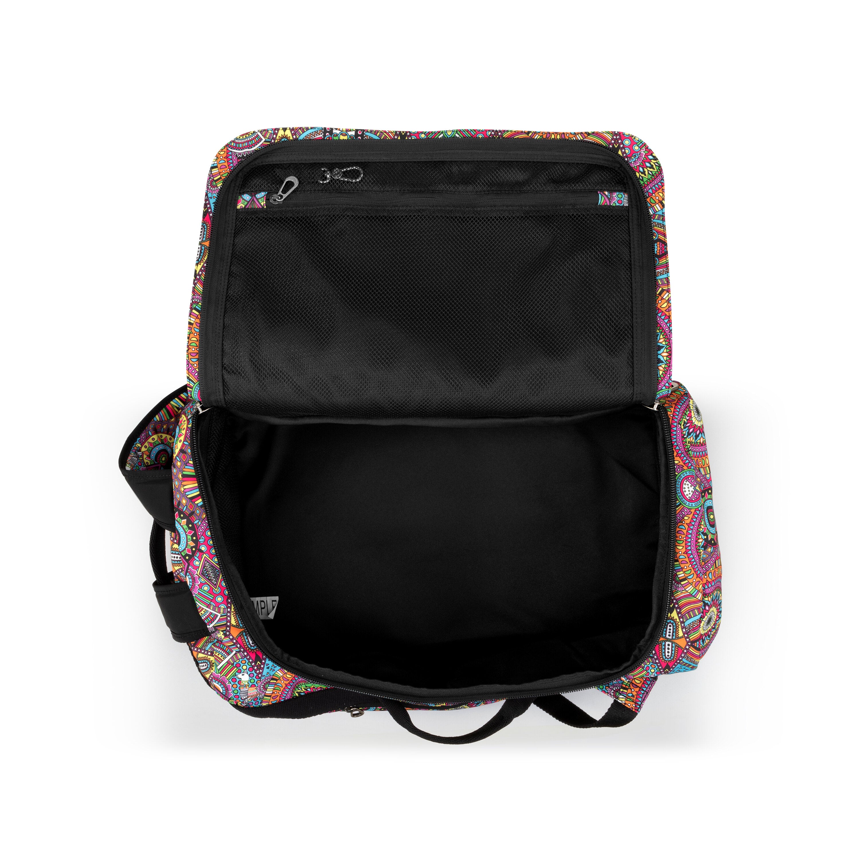 Sakroots on The Go Sling Backpack | Rainbow Wanderlust | Eco Twill