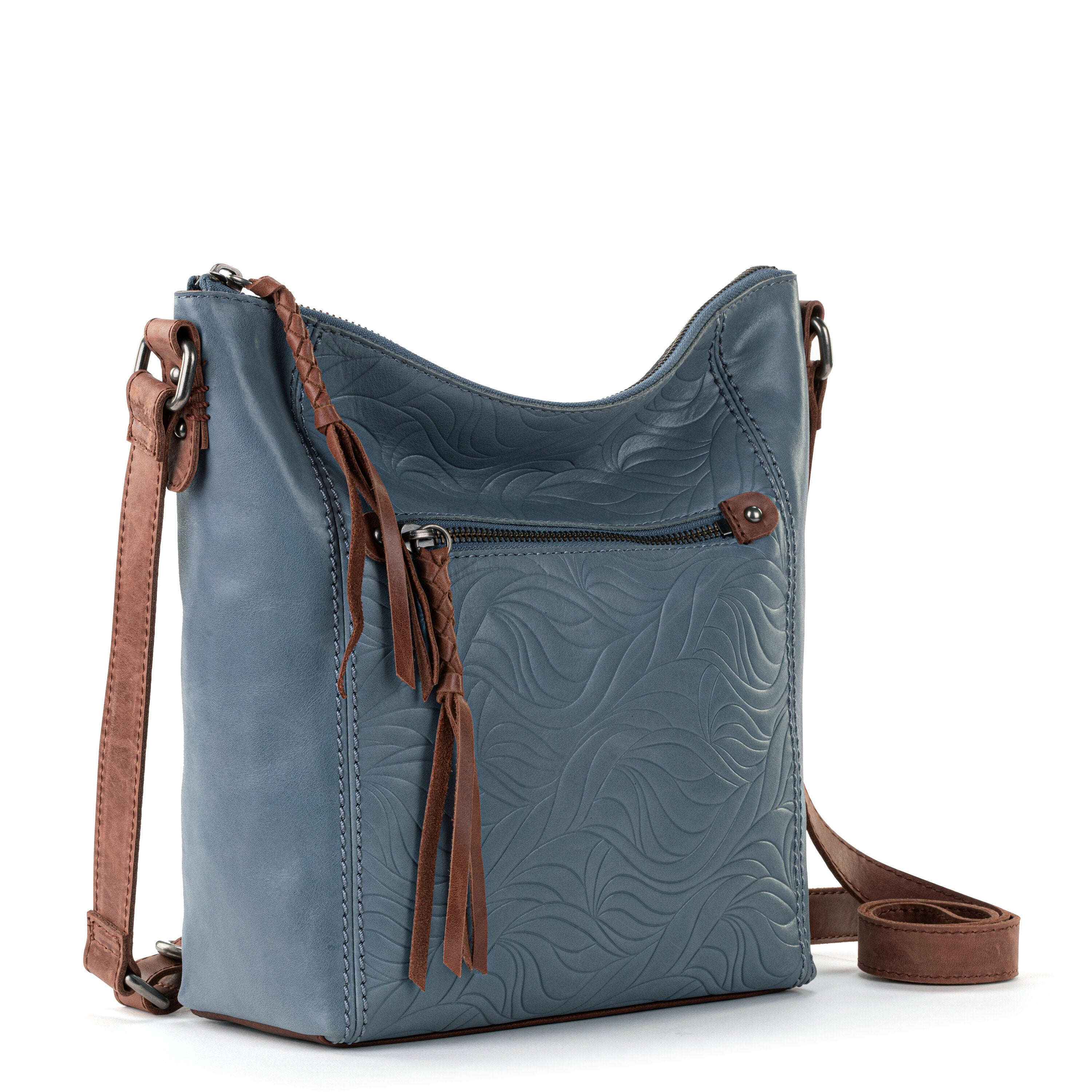 The Sak Leather Crossbody Purse!🖤 | Brown leather crossbody purse, Leather  crossbody purse, Purses crossbody
